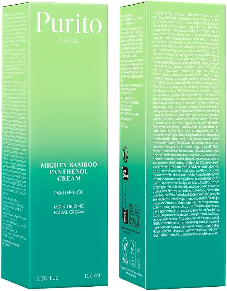 Purito Seoul Mighty Bamboo Panthenol Cream